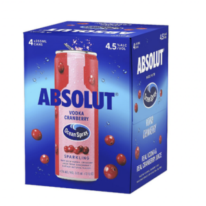 Absolut Ocean Spray Vodka Cranberry