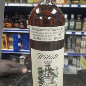 Willet Family Estate Straight Rye Single Barrel Whiskey 11years 132 proof 750ML