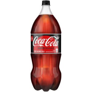 Coca-Cola Zero Sugar Coke Diet Soda Soft Drink, 2 Liters
