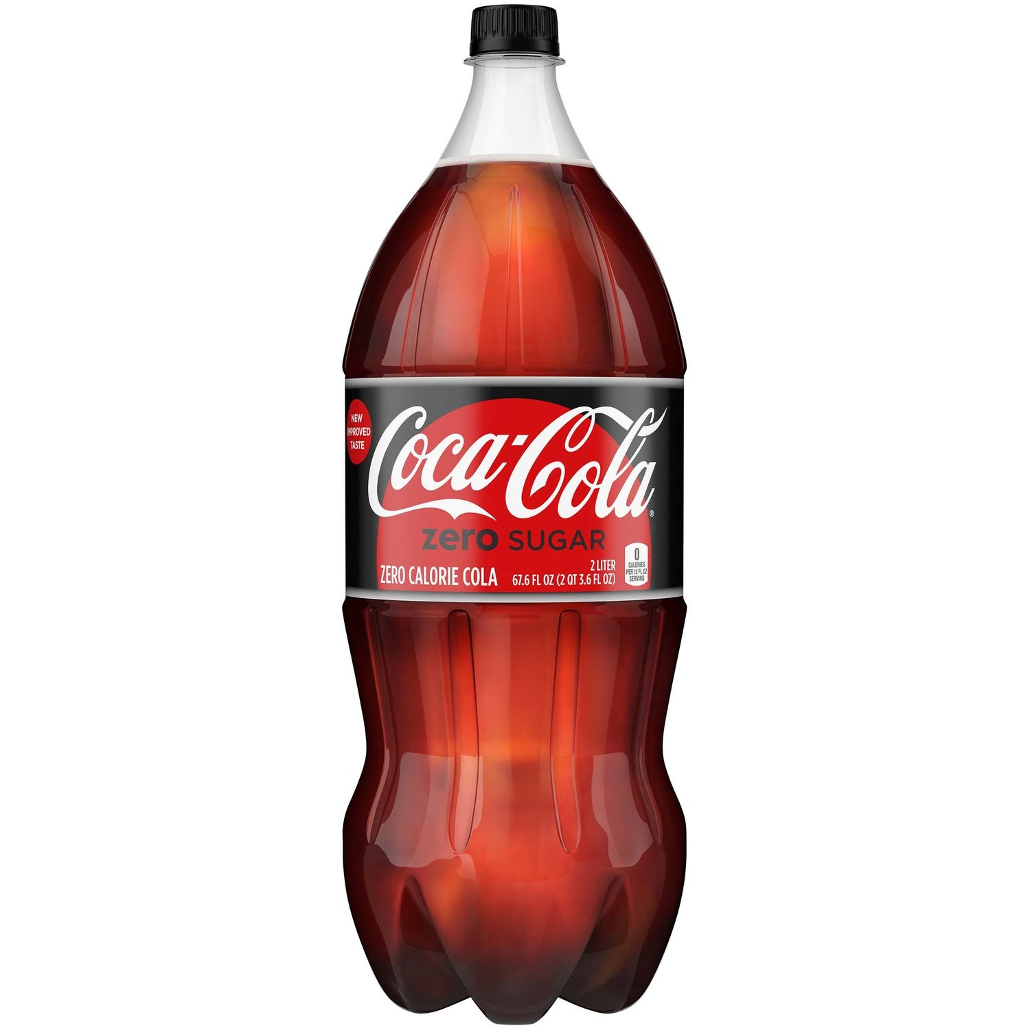 Coca-Cola Zero Sugar Coke Diet Soda Soft Drink, 2 Liters