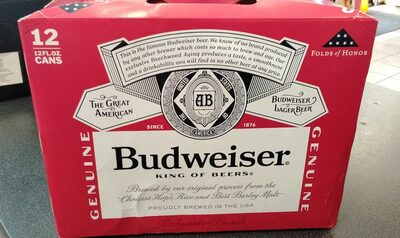 Budweiser Genuine 12FL.OZ 12cans