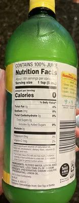 Nature Nectar 100% Lemon Juice 32FL.OZ