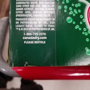 CANADA DRY GinGER ALE 12pack