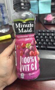 Cranberry Grape Minute Maid Juice 12 Oz