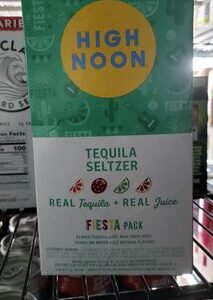 HIGH NOON FIESTA TEQUILA SELTZER VARIETY 8 PACK 335ML CANS