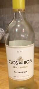CLOS du BOIS PINOT GRIGIO 750ML
