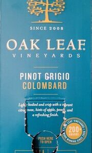 Oak Leaf Pinot Grigio Colombard 3L