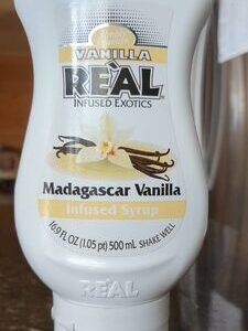 Real Madagascar vanilla infused syrup 500ML