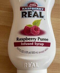 Real raspberry puree infused syrup 500ML