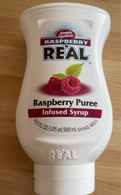 Real raspberry puree infused syrup 500ML
