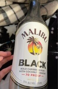 Malibu Black Rum 750 Ml