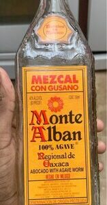 MEZCAL CON GUSANO Monte Alban 750ml