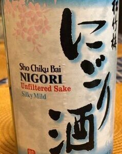 SHO CHIKU BAI NIGORI SILKY MILD 750ML