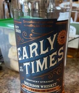 EARLY TIMES BOURBON WHISKEY 1L