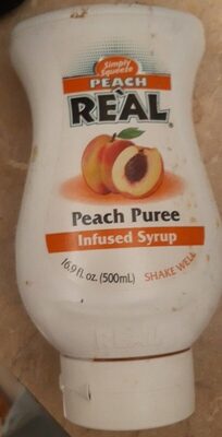 Real peach puree infused syrup 500ML