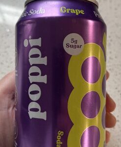 Poppi Prebiotic Soda Grape 12FL.OZ CAN