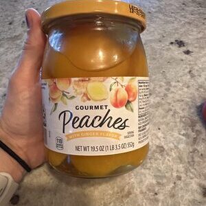 Gourmet Peaches With Ginger Flavor 19.5FL.OZ