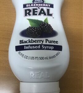 Real BlackBerry puree infused syrup 500ML
