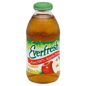 Everfresh Apple Juice 100% 16 Oz